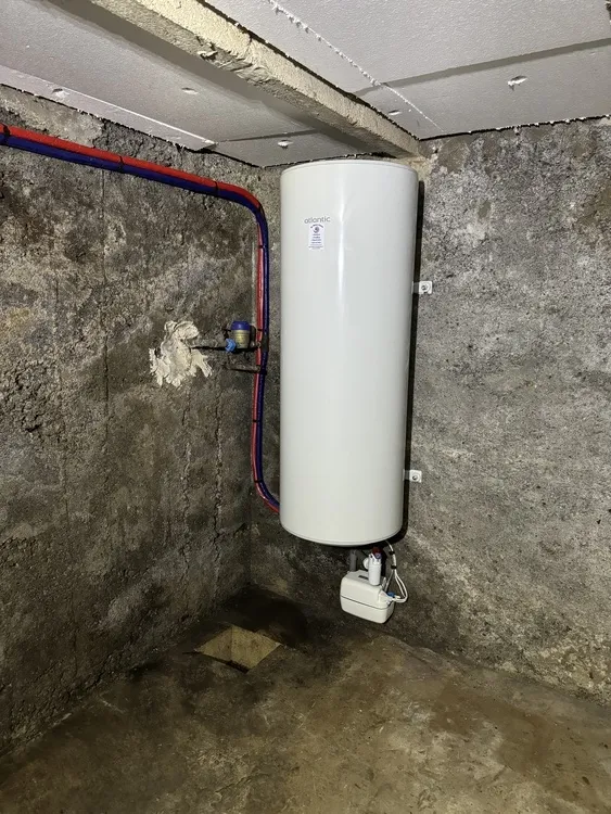 Installation d'un chauffe-eau électrique à Bihucourt