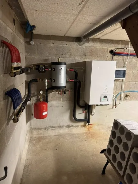 Désembouage du réseau de chauffage d'une maison à Cambrai, Arras, Les Ateliers Comble