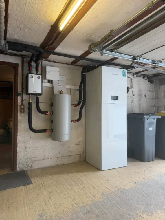Remplacement de chaudière par une pompe à chaleur à Rémy, Arras, Les Ateliers Comble